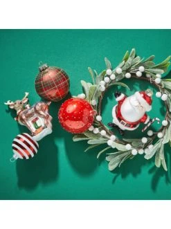 Schlussverkauf 🤩 Weihnachten Butlers 2x Glaskugel Ornament Ø8cm HANG ON In Rot Günstig Kaufen 🎁 -BUTLERS Verkäufe butlers 2x glaskugel ornament o8cm hang on in rot 4