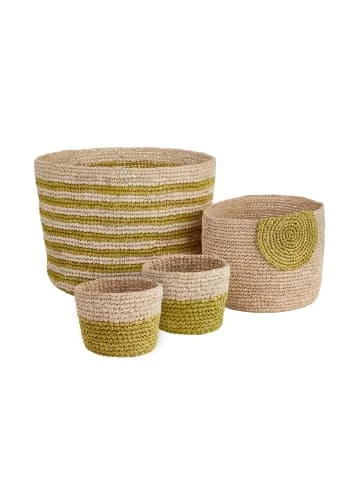 Am billigsten 👍 Dekoration Butlers 4-tlg. Korbset Handgefertigt Aus Raffia ISALO In Natur-Gelb Günstig Kaufen 🎁 3 Am billigsten 👍 Dekoration Butlers 4-tlg. Korbset Handgefertigt Aus Raffia ISALO In Natur-Gelb Günstig Kaufen 🎁