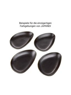 Rabatt 🎉 Küche Butlers 4x Frühstücksteller Organisch L 25 X B 17cm JAPANDI In Schwarz Günstig Kaufen 😉 -BUTLERS Verkäufe butlers 4x fruhstucksteller organisch l 25 x b 17cm japandi in schwarz 3