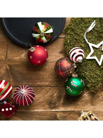 Blitzangebot 😀 Weihnachten Butlers 4x Glaskugel "Candy Canes" Ø8cm HANG ON In Grün Günstig Kaufen 🔔 6 Blitzangebot 😀 Weihnachten Butlers 4x Glaskugel "Candy Canes" Ø8cm HANG ON In Grün Günstig Kaufen 🔔 – Bild 4