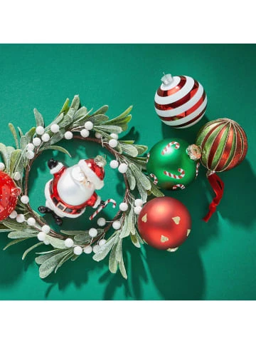 Blitzangebot 😀 Weihnachten Butlers 4x Glaskugel "Candy Canes" Ø8cm HANG ON In Grün Günstig Kaufen 🔔 8 Blitzangebot 😀 Weihnachten Butlers 4x Glaskugel "Candy Canes" Ø8cm HANG ON In Grün Günstig Kaufen 🔔 – Bild 6