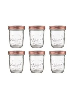 Neu 🧨 Küche Butlers 6x Aufbewahrungsgläser 320ml MASON'S In Transparent Günstig Kaufen 😉
