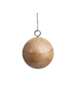 Billig 😀 Weihnachten Butlers 6x Kugel Aus Mangoholz Ø6cm HANG ON In Natur Günstig Kaufen 💯