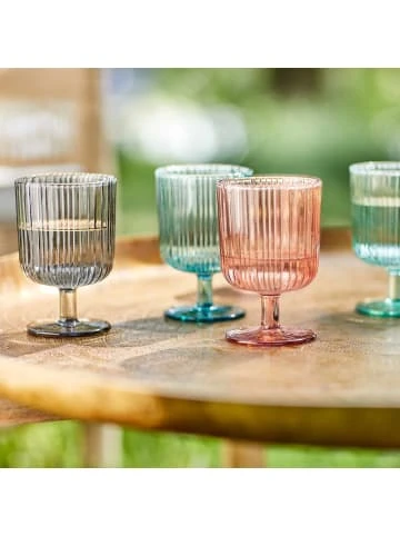 Auslauf 😀 Küche Butlers 6x Weingläser Mit Rillen 250ml CHELSEA In Grau Günstig Kaufen 👏 4 Auslauf 😀 Küche Butlers 6x Weingläser Mit Rillen 250ml CHELSEA In Grau Günstig Kaufen 👏 – Bild 2