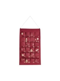 Coupon 🧨 Weihnachten Butlers Adventskalender Tassel L 123 X B 71cm SANTA IS COMING In Rot-Gold Günstig Kaufen 🌟