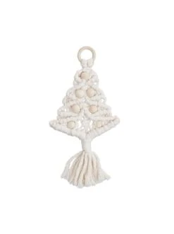 Aktion 👍 Weihnachten Butlers Anhänger Tanne Macramé HANG ON In Creme Günstig Kaufen 👍