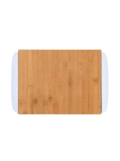 Schlussverkauf 👍 Küche Butlers Bambusbrett Mit 2 Auffangschalen L 32 X B 25cm BAMBOO In Weiß Günstig Kaufen 😍