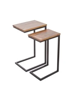 Beste Bewertungen von 👏 Möbel Butlers Beistelltisch-Set 2-tlg. MANGOLINE In Natur-Schwarz Günstig Kaufen 🤩 -BUTLERS Verkäufe butlers beistelltisch set 2 tlg mangoline in natur schwarz 2