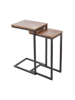 Beste Bewertungen von 👏 Möbel Butlers Beistelltisch-Set 2-tlg. MANGOLINE In Natur-Schwarz Günstig Kaufen 🤩 -BUTLERS Verkäufe butlers beistelltisch set 2 tlg mangoline in natur schwarz 3