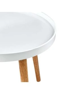 Budget ⭐ Möbel Butlers Beistelltisch SWING TIME In Weiß Günstig Kaufen ✨ -BUTLERS Verkäufe butlers beistelltisch swing time in weiss 2