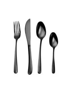 Bestpreis 👏 Küche Butlers Besteck-Set 16-tlg. QUEENS In Schwarz Günstig Kaufen 🧨 -BUTLERS Verkäufe butlers besteck set 16 tlg queens in schwarz 1