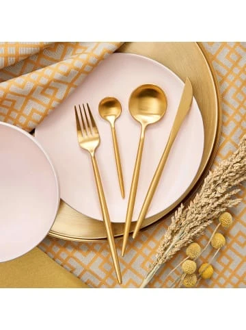 Besorgen 🔔 Küche Butlers Besteck-Set 4-tlg. Matt STILETTO In Gold Günstig Kaufen 🧨 6 Besorgen 🔔 Küche Butlers Besteck-Set 4-tlg. Matt STILETTO In Gold Günstig Kaufen 🧨 – Bild 4