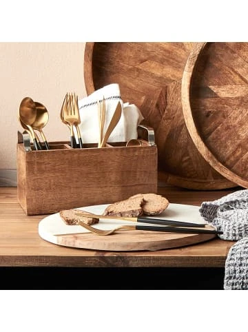 Schlussverkauf ⌛ Küche Butlers Besteckträger L 24 X B 14cm STANDARD SUPPLY In Braun Günstig Kaufen 🛒 4 Schlussverkauf ⌛ Küche Butlers Besteckträger L 24 X B 14cm STANDARD SUPPLY In Braun Günstig Kaufen 🛒 – Bild 2