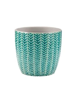 Billig ❤️ Dekoration Butlers Blumentopf Ø 13,5 Cm GREENDAY In Türkis Günstig Kaufen 👏