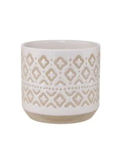 Angebote 💯 Dekoration Butlers Blumentopf Ø18cm ETHNO In Weiß Günstig Kaufen 😉