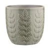 Auslauf ⭐ Dekoration Butlers Blumentopf Ø18cm LEAVES In Grün Günstig Kaufen 🥰 -BUTLERS Verkäufe butlers blumentopf o18cm leaves in grun