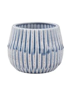 Billig ✨ Dekoration Butlers Blumentopf Rauten Ø 13 Cm PATTERSON In Pastellblau Günstig Kaufen 🎁