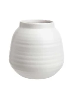 Am billigsten 🧨 Dekoration Butlers Blumentopf/Vase Höhe 18cm FINJA In Weiß Günstig Kaufen 🔥