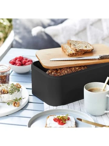 Besorgen 🥰 Küche Butlers Brotkasten BREAD'N'BREAKFAST In Schwarz Günstig Kaufen 🥰 4 Besorgen 🥰 Küche Butlers Brotkasten BREAD'N'BREAKFAST In Schwarz Günstig Kaufen 🥰 – Bild 2