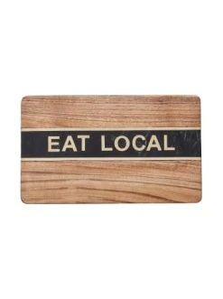Bestes Angebot 👏 Dekoration Butlers Deko Holzbrett L 30 X B 18cm EAT LOCAL In Braun Günstig Kaufen 😀 -BUTLERS Verkäufe butlers deko holzbrett l 30 x b 18cm eat local in braun 4
