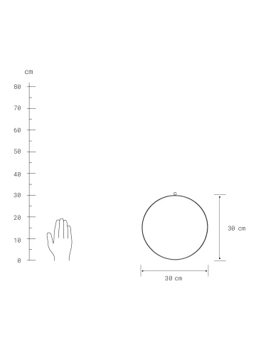 Billig 💯 Dekoration Butlers Deko-Ring Ø30cm LUNA In Schwarz Günstig Kaufen 👏 5 Billig 💯 Dekoration Butlers Deko-Ring Ø30cm LUNA In Schwarz Günstig Kaufen 👏 – Bild 3