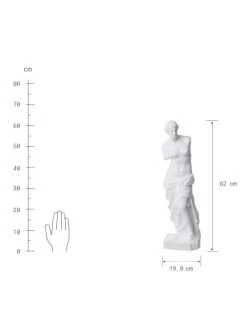 Aktion ❤️ Dekoration Butlers Deko-Statue Höhe 62cm VENUS In Weiß Günstig Kaufen ✔️ -BUTLERS Verkäufe butlers deko statue hohe 62cm venus in weiss 3