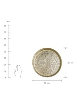 Neu 👍 Dekoration Butlers Deko Tablett Ø46cm ORIENTAL LOUNGE In Gold Günstig Kaufen 🧨 -BUTLERS Verkäufe butlers deko tablett o46cm oriental lounge in gold 2