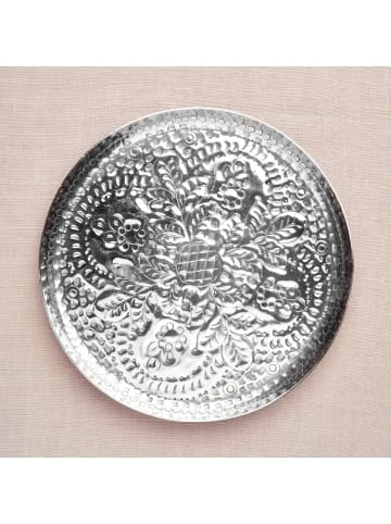 Budget 😉 Dekoration Butlers Deko-Teller Floral Ø37cm ORIENTAL LOUNGE In Silber Günstig Kaufen 🔔 6 Budget 😉 Dekoration Butlers Deko-Teller Floral Ø37cm ORIENTAL LOUNGE In Silber Günstig Kaufen 🔔 – Bild 4