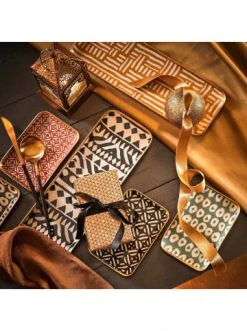 Budget 🛒 Dekoration Butlers Dekotablett L 15 X B 10cm PATTERY In Dunkelorange Günstig Kaufen 👏 -BUTLERS Verkäufe butlers dekotablett l 15 x b 10cm pattery in dunkelorange 1