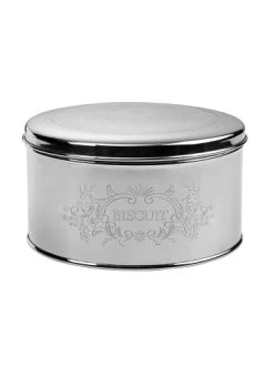 Schlussverkauf 💯 Küche Butlers Dose "Biscuit" Ø 17 Cm MISS SOPHIE In Silber Günstig Kaufen 🌟