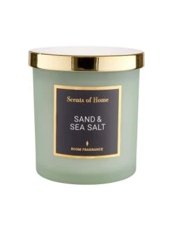 Großhandel ✔️ Dekoration Butlers Duftkerze Sand & Sea Salt Mit Sojawachs SCENTS OF HOME In Grün-Gold Günstig Kaufen 🌟