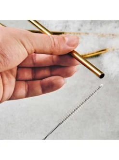 Großhandel 🔥 Küche Butlers Edelstahltrinkhalme Mit Bürste MANHATTAN LOUNGE In Gold Günstig Kaufen 🥰 -BUTLERS Verkäufe butlers edelstahltrinkhalme mit burste manhattan lounge in gold 1