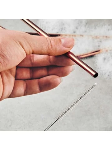 Besorgen 🎉 Küche Butlers Edelstahltrinkhalme Mit Bürste MANHATTAN LOUNGE In Roségold Günstig Kaufen 👏 4 Besorgen 🎉 Küche Butlers Edelstahltrinkhalme Mit Bürste MANHATTAN LOUNGE In Roségold Günstig Kaufen 👏 – Bild 2