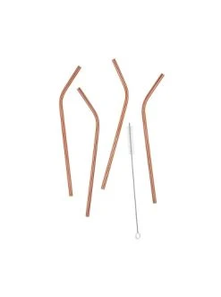 Besorgen 🎉 Küche Butlers Edelstahltrinkhalme Mit Bürste MANHATTAN LOUNGE In Roségold Günstig Kaufen 👏