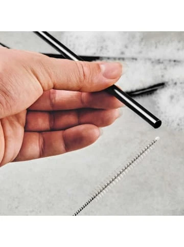 Bester Verkauf 😍 Küche Butlers Edelstahltrinkhalme Mit Bürste MANHATTAN LOUNGE In Schwarz Günstig Kaufen ⌛ 5 Bester Verkauf 😍 Küche Butlers Edelstahltrinkhalme Mit Bürste MANHATTAN LOUNGE In Schwarz Günstig Kaufen ⌛ – Bild 3