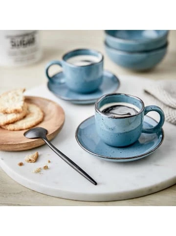 Auslauf ✔️ Küche Butlers Espressotasse Mit Untertasse 90ml FINCA In Blau Günstig Kaufen ✔️ 4 Auslauf ✔️ Küche Butlers Espressotasse Mit Untertasse 90ml FINCA In Blau Günstig Kaufen ✔️ – Bild 2