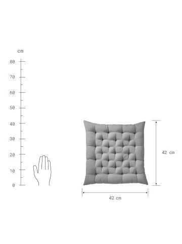 Blitzangebot ⭐ Garten & Balkon Butlers Futonkissen L 42 X B 42cm SOLID In Grau Günstig Kaufen 🥰 5 Blitzangebot ⭐ Garten & Balkon Butlers Futonkissen L 42 X B 42cm SOLID In Grau Günstig Kaufen 🥰 – Bild 3