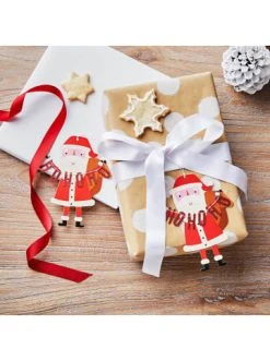 Am billigsten 😀 Weihnachten Butlers Geschenkanhänger Santa 6er-Set HO HO HO In Bunt Günstig Kaufen 🛒 -BUTLERS Verkäufe butlers geschenkanhanger santa 6er set ho ho ho in bunt 1