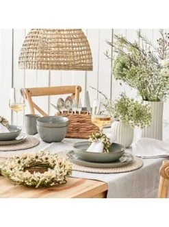 Billig 😀 Küche Butlers Geschirr-Set 12-tlg. NATIVE In Grau Günstig Kaufen 😉 -BUTLERS Verkäufe butlers geschirr set 12 tlg native in grau 1