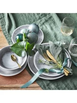 Budget ✨ Küche Butlers Geschirr-Set 16-tlg. ATLANTIS In Grau Günstig Kaufen 😍 -BUTLERS Verkäufe butlers geschirr set 16 tlg atlantis in grau 1