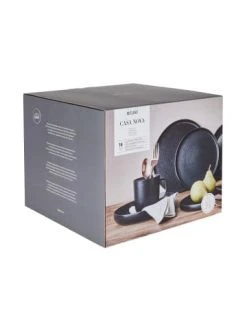 Brandneu 🤩 Küche Butlers Geschirr-Set 16-tlg. CASA NOVA In Schwarz Günstig Kaufen ✔️ -BUTLERS Verkäufe butlers geschirr set 16 tlg casa nova in schwarz 2