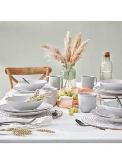 Budget 😀 Küche Butlers Geschirr-Set 16-tlg. MANOR In Hellgrau Günstig Kaufen ⭐ -BUTLERS Verkäufe butlers geschirr set 16 tlg manor in hellgrau 26