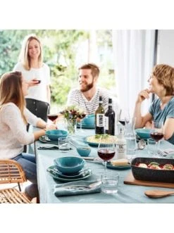 Billig 😉 Küche Butlers Geschirr-Set Zum Dinner 12-tlg. DE LA ROYA In Blau Günstig Kaufen 💯 -BUTLERS Verkäufe butlers geschirr set zum dinner 12 tlg de la roya in blau 10