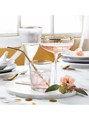 Coupon 🌟 Küche Butlers Glas Mit Goldrand 345ml UPSCALE In Transparent-Gold Günstig Kaufen 💯 4 Coupon 🌟 Küche Butlers Glas Mit Goldrand 345ml UPSCALE In Transparent-Gold Günstig Kaufen 💯 – Bild 2