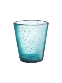 Neu 👍 Küche Butlers Glas Mit Luftblasen 290ml WATER COLOUR In Türkis Günstig Kaufen 🎉