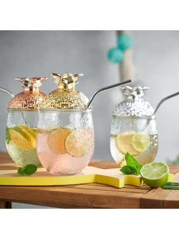 Bestpreis ⭐ Küche Butlers Glas Mit Trinkhalm 500ml COCKTAIL DELUXE In Roségold Günstig Kaufen 👏 4 Bestpreis ⭐ Küche Butlers Glas Mit Trinkhalm 500ml COCKTAIL DELUXE In Roségold Günstig Kaufen 👏 – Bild 2