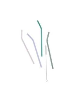 Coupon 🛒 Küche Butlers Glastrinkhalm Mit Bürste Geknickt 5er-Set LONG DRINK In Bunt Günstig Kaufen 🛒