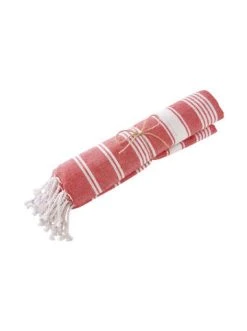 Beste Bewertungen von 🔥 Bad Butlers Hamamtuch L 170 X B 90cm SURFSIDE In Rot Günstig Kaufen 😍 -BUTLERS Verkäufe butlers hamamtuch l 170 x b 90cm surfside in rot 3