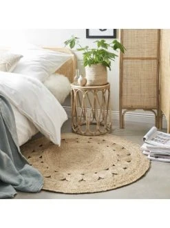 Besorgen 🛒 Heimtextilien Butlers Hanf-Teppich Mit Lochmuster Ø110cm ALL NATURE In Natur Günstig Kaufen 🥰 -BUTLERS Verkäufe butlers hanf teppich mit lochmuster o110cm all nature in natur 1