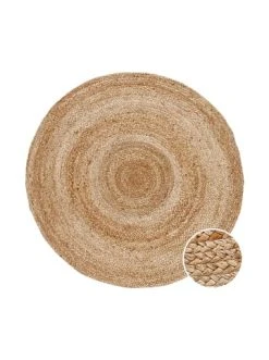 Beste Bewertungen von 😉 Heimtextilien Butlers Hanf-Teppich Ø110cm ALL NATURE In Natur Günstig Kaufen ❤️